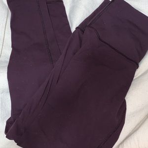 dark purple lulu lemon leggings! size 8!❤️
